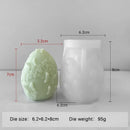 Easter Day Gift Egg Candle Making Silicone Mold Festival Embossed Butterfly Eggs Resin Epoxy Mould Sunflower Rose Soap Wax Tools