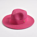 New Summer Straw Hat for Women Panama Soft Shaped Beach Sun Hat Outdoor UV Protection Travel Hat Sombreros De Mujer