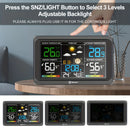 Geevon Weather Station Wireless Indoor Outdoor Thermometer, Color Display Weather Thermometer, Digital Temperature Gauge