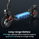 The Urban Liberator | i10 Pro 800W Electric Scooter with 48V 15Ah Long-Range Battery