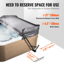 SucceBuy Hot Tub Cover Lift Spa Cover Lift Height 31.5"-41.3" Width 57"-92.5" Adjustable Installed Underneath Both Side Suitable