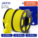 JAYO 2 Rolls 3D High Speed Matte PETG/PETG Filament 1.75mm 600mm/s Print Range High Flow Speedy PETG 3D Printer Filament for 3D