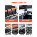 SucceBuy Car Rooftop Cargo Carrier Bag 20/23 Cubic Feet Roof Cargo Carrier 840D PVC Waterproof Car Roof Luggage Bag for  Vehicle