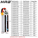HRB 3S Lipo Batery 11.1v 1300mah 1500mah 1800mah 2200mah 3000mah 4000mah 5000mah 6000mah Lipo Battery for 3S RC Cars Drone Boat