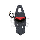 Motorcycle 12 LED Rear Fender Brake Tail Light For Off Road Enduro Dirt Bike Universal Wheel Cover Mudguard Rear Mud Guard