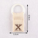 1Pc Aesthetic Initial Embroidery Alphabet Keychains Fabric DIY 26 Letters Unique Keyring Charms For Pouch Bags Accessories Gift