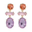 High Quality Geometric Crystal Long Waterdrop Earrings for Women Elegant Bride Wedding Ms Daily Jewelry Pendant Gift 2023 Trendy
