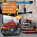 Zip Ties Holder,Reusable Zip Tie Organizer Band,Cable Tie Bracket for wire ties Arrangement.(1PC/black)