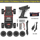 MJX 14209 Hypergo 1/14 V2.0 Rc Remote Control Car 3S/2S Battery 4WD Off-road Racing RC Truck 2.4G Brushless Drift Car Electric