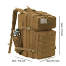 45L Tactical Backpack for Men  Outdoor camping equipment back pack Hiking Survival Rucksack travel backpacks School Bag