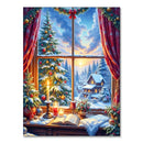 5D DIY Diamond Painting Milu Deer Full Diamond Mosaic Embroidery Christmas Scene Cross Stitch Art Home Decor New Arrivals