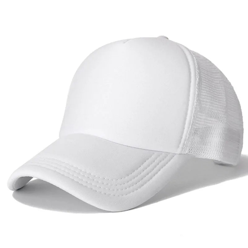 One Piece Custom Logo 5 Panel Hat Unisex Mesh Snapback Cap Men Solid Fit Blank Baseball Caps Women Trucker Sun Dad Hats grorras