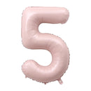 32/40inch Light Pink Blue number balloons Foil Balloon Birthday Balloons Party Baloon 0 1 2 3 4 5 6 7 8 9 globos Balls