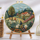 3D Handmade Embroidery Kit Junior Newbie Handcraft Creativity Embroidery Diy Warm House Material Pack, Mother's Day, Birthday, H
