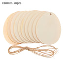10/25/50pcs Household Natural Hanging Ornaments Wooden Drawing Wood Chips Easter Eggs Wood Slice Easter Decorations