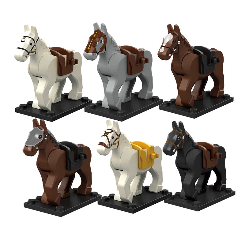 MOC war horse models toys blocks kids toy for boys girls brinquedos building block hobbies bloques gifts brinquedo friends fidge