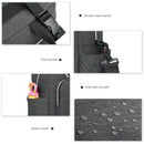 KONO Baby Diaper Bag Stylish & Walkable for Mom and Dad travel bag with Insulated Pockets for Vials & Snacks