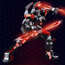 585 Teile Schwarz Rot Mecha Baustein Modell Roboter Kinderspielzeug Weihnachtsgeschenke 25,6cm