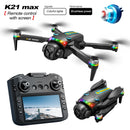 The Skyward K21 | Foldable Brushless Drone with Screen Remote and 2K EIS Camera