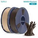 SUNLU 2KG Multiple Wood Filament Wood Texture PLA 3D Printer Filament 1.75MM 1kg/Spool Filament Fit Most FDM 3D Printers