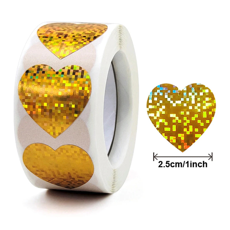 100-500pcs Love Labels Thank You Sticker Sealing Paper Stickers Stationery Supply Decorative Child Scrapbook for Kids