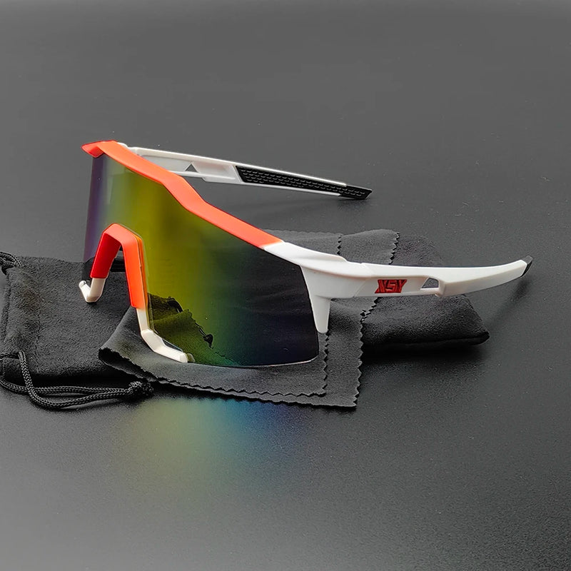 Men Women Sport Road Bike Sunglasses UV400 Rimless Cycling Glasses 2024 MTB Running Fishing Eyewear Male Bicycle Goggles Cyclist