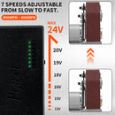 Mini Electric Belt Sander DIY Polishing Grinding Machine Cutter Edges Sharpener Multifunctional Grinder Power Tool