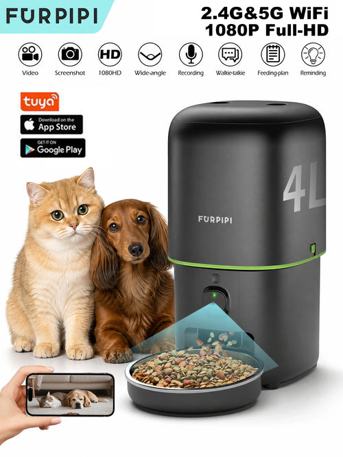The Provision | Smart Automatic Pet Feeder with 1080P Camera and Two-Way Audio