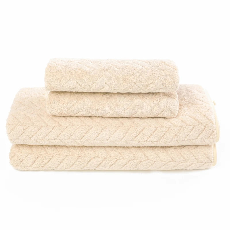 2 pieces towel and bath towel combination set, suitable for home use, strong water absorption, bathroom supplies, Easter choice