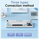 AULA F75 Mechanical Keyboard Wireless Bluetooth 2.4G Wired Tri-Mode Multifunctional Knob Hot Swap Laptop RGB PC Gaming keyboard