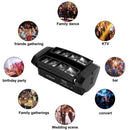 Yiflamefly Spider Bühnenlicht Moving Head Licht mit 8x10W RGB LEDs Beam DJ Lichter für Party Disco Hochzeit Live Bühnenbeleuchtung