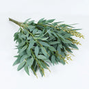 Artificial Willow Bouquet Fake Green Leaves for Wedding Home Table Vase Decoration Jungle Party DIY Plants Wreath