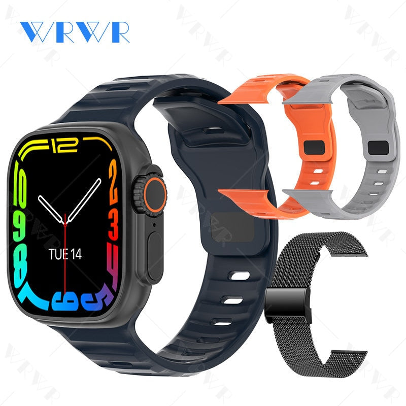 2023 Smart Watch Ultra Series 8 NFC Smartwatch Men Women Bluetooth Calls Wireless Charging Fitness Bracelet 2 Inch HD Screen