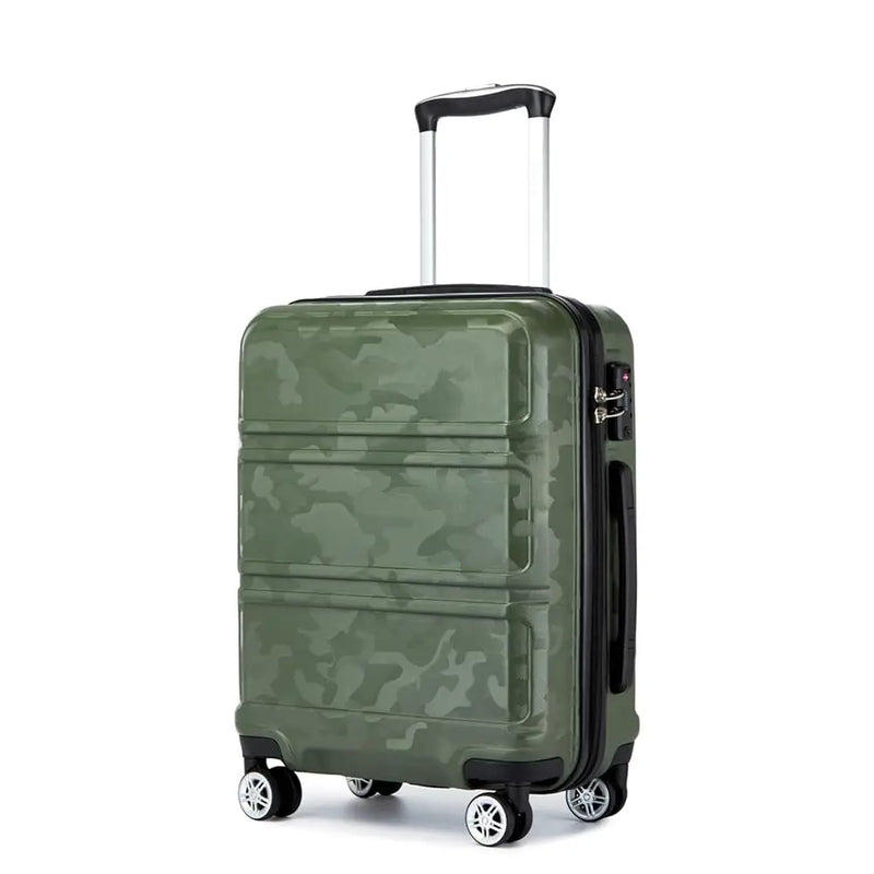 KONO TSA Lock, suitcase (M/L/XL) TONO Hard Case, Lightweight ABS Trolleys with Twin wheels
