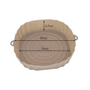 3Pcs/Lot Air Fryers Silicone Pot Chicken Basket Mat For AirFryer Oven Baking Tray Round Replacemen Grill Pan Accessories