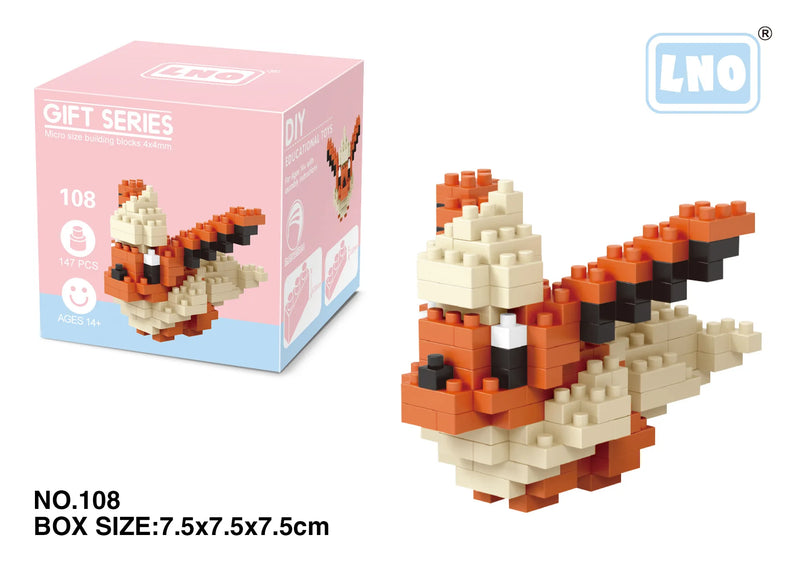 Pokemon Small Blocks Nanoblock Charizard Kyogre Groudon Rayquaza Model Education Graphics Toys for Kids Birthday Gift Toys