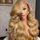 Honey Blonde Human Hair Wig Hd Lace 13x6 Hd Lace Frontal Wig 250 Density Preplucked Body Wave 13x4 Hd Lace Front Wig for Women