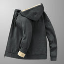 High Quality Male Warm Cashmere hoodies Men Sportswear Jackets Male sweatshirt Fleece Men's Jacket Winter Lamb Fleece hoody Mens