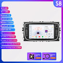 Hizpo 7 Inch Car Radio Multimedia for Ford Focus S-Max Mondeo Galaxy C-Max Kuga Navigation GPS Audio 2din Android 13 Autoradio