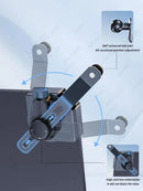 Aluminum Alloy Car Phone Holder Bracket Adjustable Multi-Angle Clasp Style Accessory for Arc Screen Mobile Phone Universal Mount