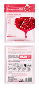 30pcs Natural Plant Facial Mask Moisturizing Oil Control Anti-Aging Fruit Aloe Korean Sheet Face Mask Beauty Skin Care Prodcuts