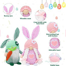 1/2Pcs Rabbit Ear Dwaft Handmade Cotton Ornaments Easter Faceless Gnomes Bunny Household Decoration for Spring Holiday Party