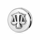 2021 New Arrival Sparkling 925 Sterling Silver Round Clear CZ Clips Beads for Jewelry Making Fit Reflexions Charm Bracelet