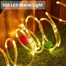 500 LED Outdoor Rope Lights, 28M/92ft Christmas Tube Lights Fairy String Lights for Christmas Tree Indoor Party Bedroom Garden