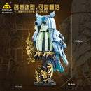 545PCS Cretive DESIGN Steam Owl Stump Lamp Building Blocks Punk Elements Mechanical Puzzle Assemble Model Brick Toy Kid For Gift