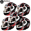 Dirt Bike Tablecloths Cup Napkins Motocross Birthday Party Favors Racing Motorcycle Theme Party Supplies Disposable Table Cover