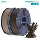 SUNLU 2KG Multiple Wood Filament Wood Texture PLA 3D Printer Filament 1.75MM 1kg/Spool Filament Fit Most FDM 3D Printers