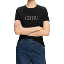 2025 Summer Female T Shirts Short Sleeve O Neck Casual Rhinestone Design Cotton Laides Tops Summer Women Tee Tops