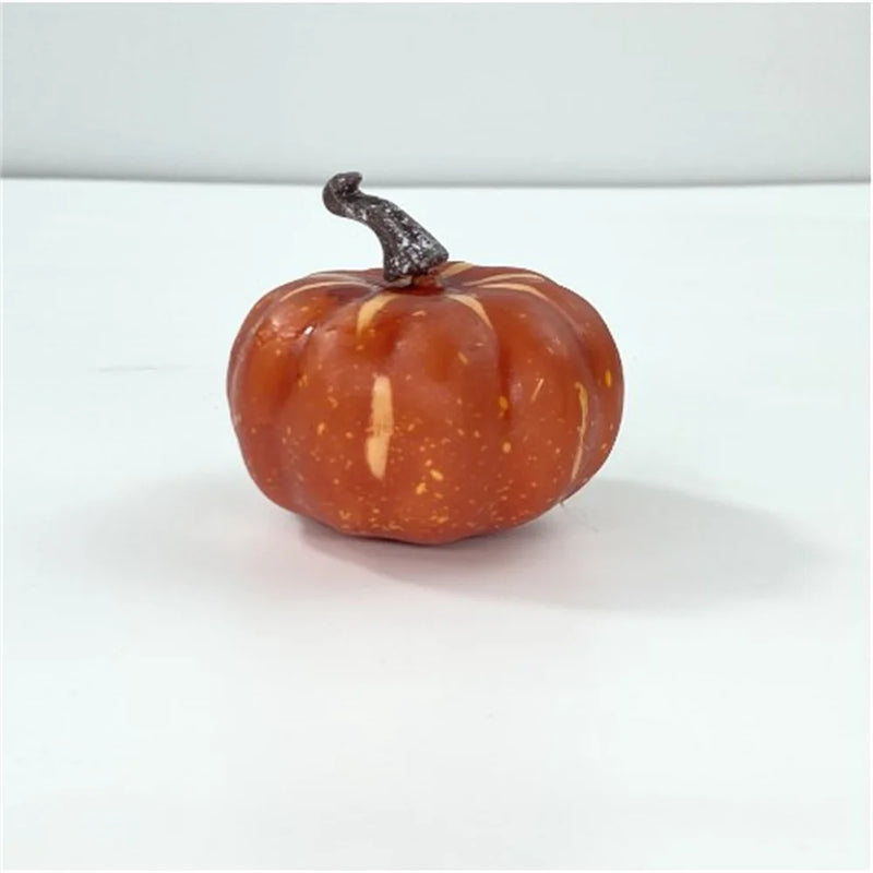 Mini Artificial Halloween Pumpkin Decor Simulation Vegetable DIY Craft Halloween Home Party Decoration Props Farmhouse Harvest