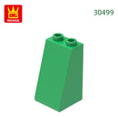 Wange 34Pcs/Lot 30499 2x2x3 Slope Building Block Moc Accessories Compatible with Brick DIY Construction Children Toys Gift Box